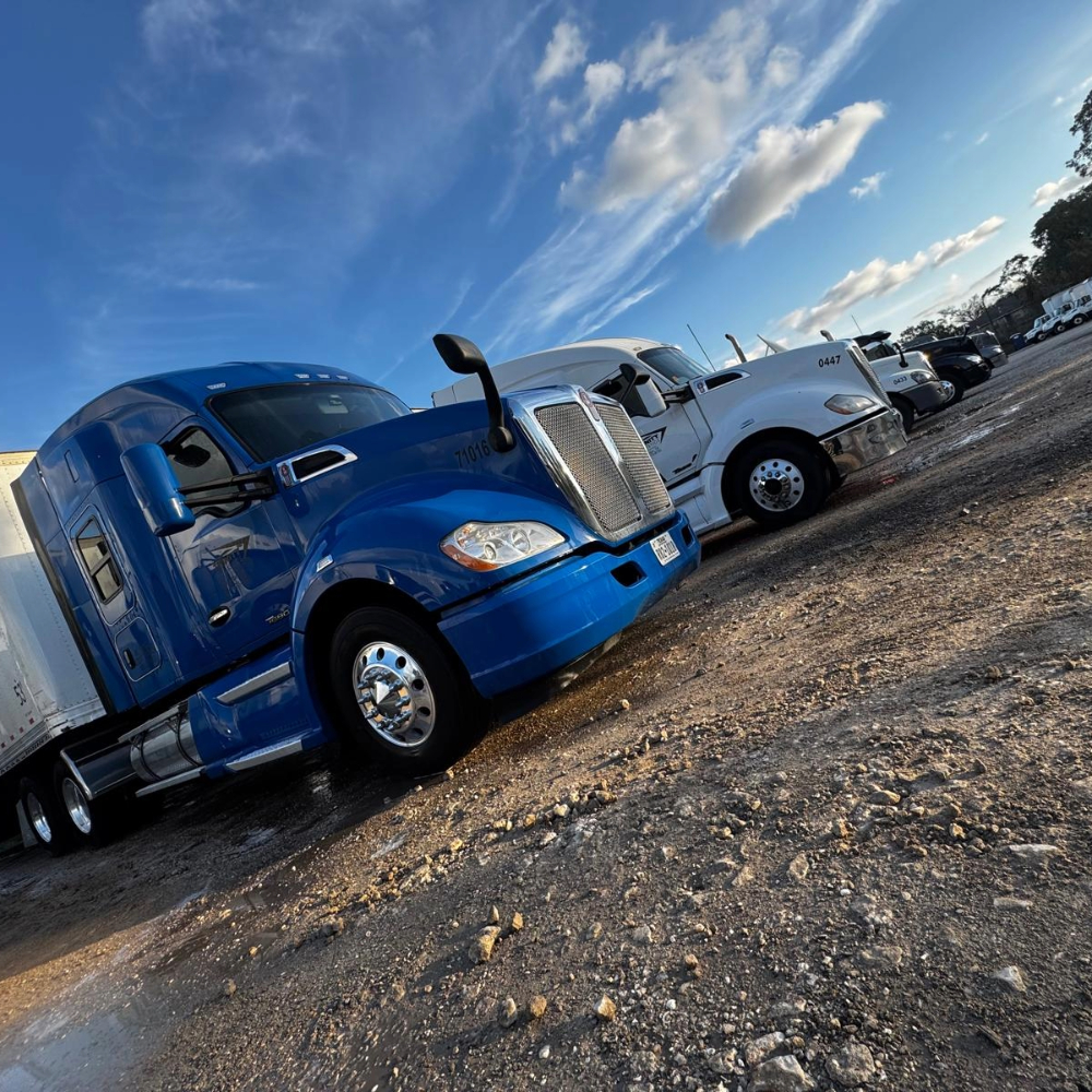 Oil and mud stain removal truck Houston